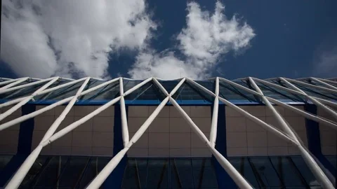 Independence Palace hyper lapse. Astana landmarks 库存影片 84911297