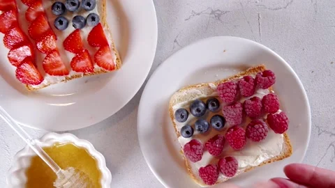 Independence sandwich toast Stock-Footage 199251301