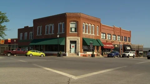 Independence Square Corner for Rent Stock Footage 92226818