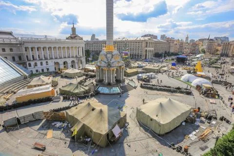 Independence Square in Kiev Foto stock