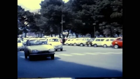 Independence square in palermo in the 1965s Video stock 170699765
