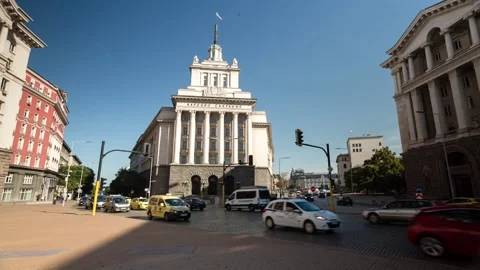 Independence Square, Sofia, Bulgaria Stock-Footage 149857677
