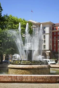 Independence Square in Sofia. Bulgaria Stock Photos