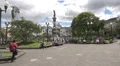 Independence Square with tourists in Quito, Ecuador 4k or 4k+ Resolution