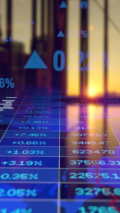 Indepth Dynamic Stock Market Analysis and Trends Visualization for informed 스톡 동영상 287872449