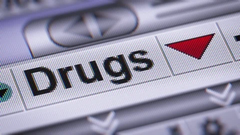 Index of Drugs. Down. Looping. Stock-Footage 73137294
