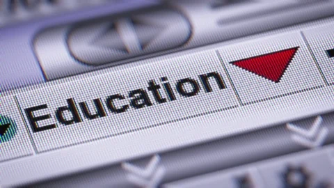 Index of Education. Down. Looping. Stock Footage 72905529