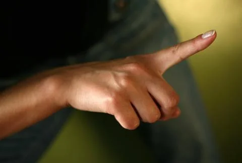 Index finger Stock Photos