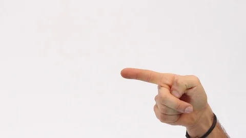 Index finger pointer Stock Footage 72029819