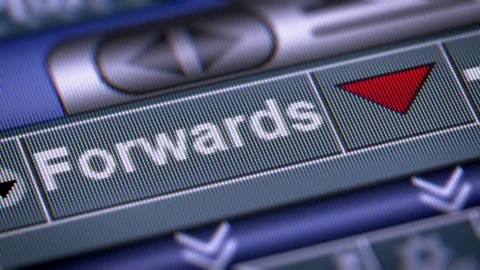 The Index of Forwards on The Screen. Down. Looping. Stock Footage 74933934