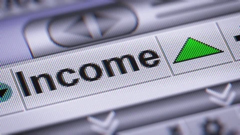 Index of Income. Up. Looping. Stock Footage
