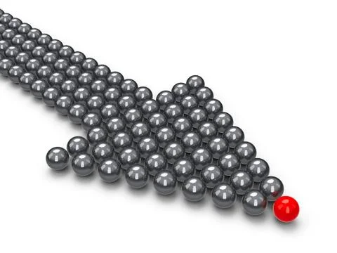 Index made of balls Stock Illustration