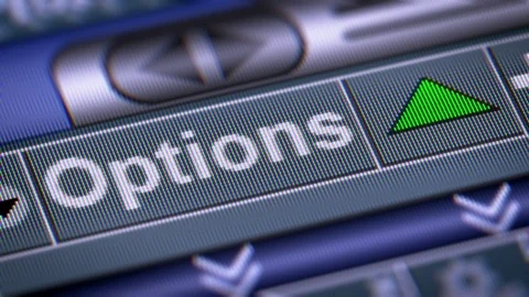 The Index of Options on The Screen. Up. Looping. Stock Footage 74934433