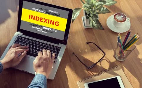 INDEXING CONCEPT Foto stock