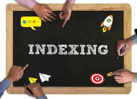 INDEXING CONCEPT 写真素材