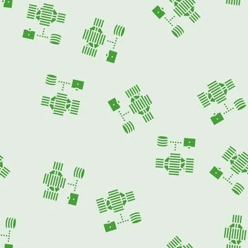 Indexing data database glyph seamless pattern Stock Illustration