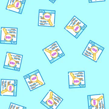 Indexing seo vector seamless pattern 스톡 일러스트