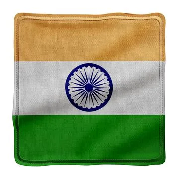 India 3d flag Stock Illustration