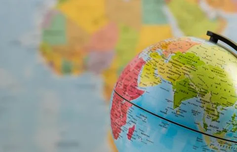 India and the world Stock Photos