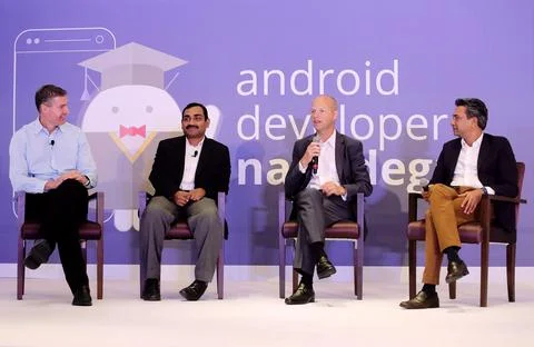 India Android Nanodegree Lunch - Sep 2015 Foto stock