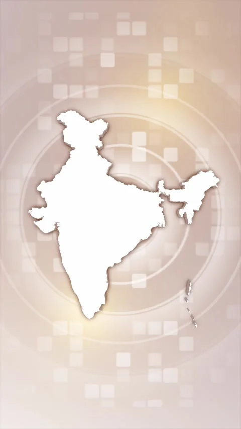 India Animated Map Stock Footage 275899919
