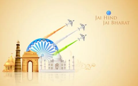 India Background Stock Illustration