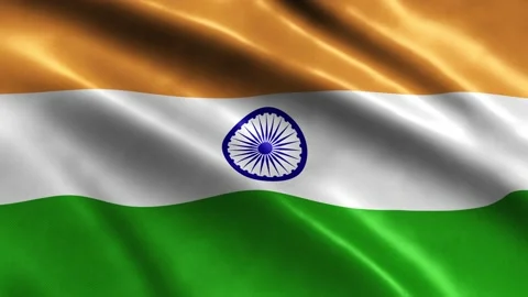 India Bharat National Flag Country Banne... | Stock Video | Pond5