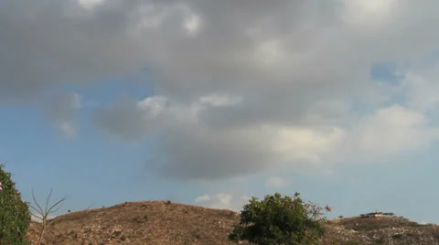 India clouds time lapse Stock Footage 24617187