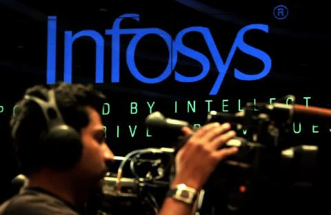 India Computing Infosys - Oct 2009 Fotos Stock
