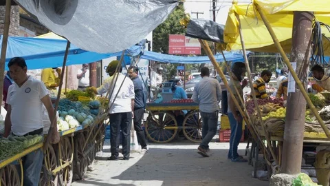 India corona virus lock down  . Stock Footage 127542283