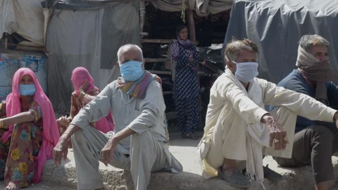 India corona virus lockdown Stock Footage 127579926