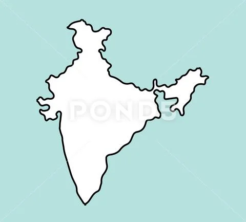 DRAW - MAP OF INDIA-(free hand) - YouTube