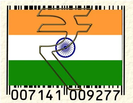 India currency Stock Illustration