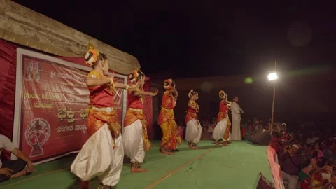 India Devali dances. Stock Footage 287935089