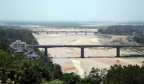 India Drought Rivers Interlinking - May 2016 Stock Photos