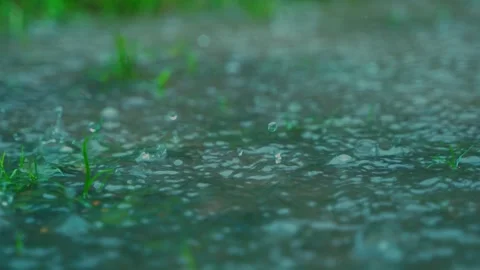 India experiences heavy rainfall due to the influence of the southwest monsoon. Stock Footage 313236550
