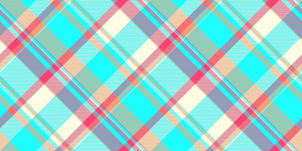 India fabric texture pattern, swatch vector check tartan. Tone seamless bac.. Stock Illustration