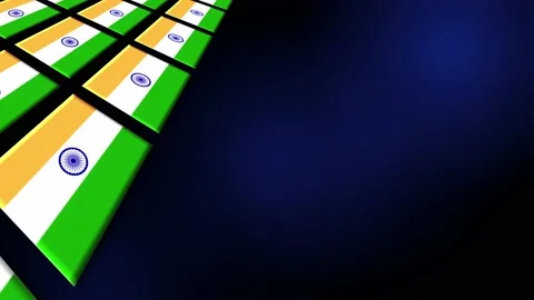 India Flag Animated Background 3d Animat... | Stock Video | Pond5