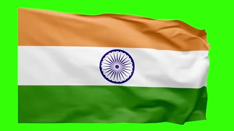 India Flag Animation – Seamless Loop (4K UHD) Stock Footage 317576406