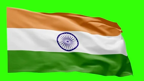 India Flag Animation – Seamless Loop (4K UHD) Stock Footage 317576425