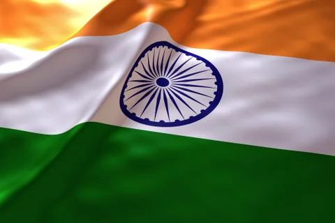 India flag background 스톡 일러스트
