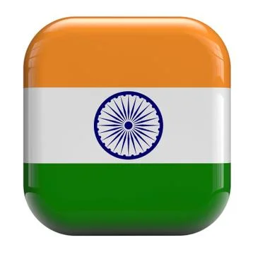 India flag icon Stock Illustration