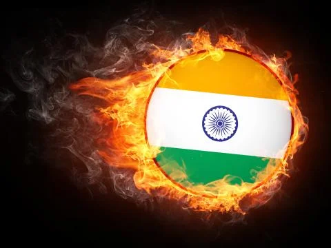 India Flag Stock Illustration