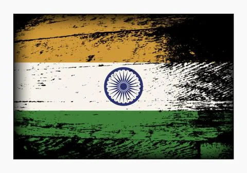 India Flag Stock Illustration