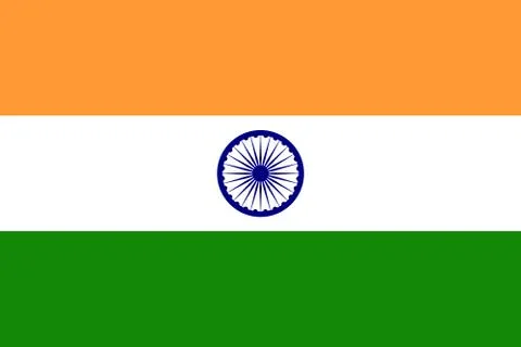 India flag Stock Illustration
