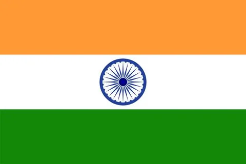 India flag Stock Illustration