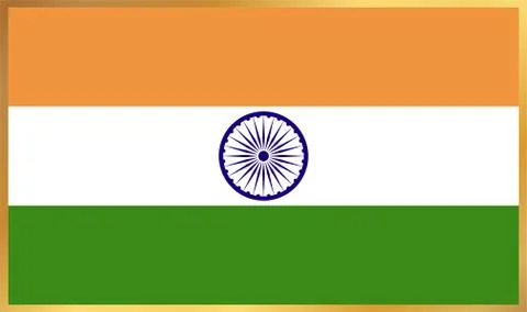 India Flag Illustration Stock Illustration