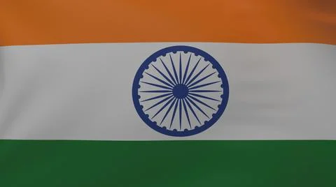 India flag texture Stock Illustration