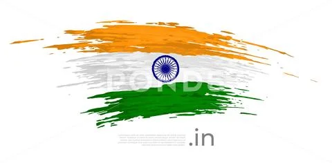 Indian flag tricolor background wallpaper Vector Image