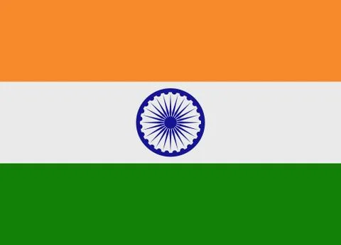 India flag vector イラスト素材